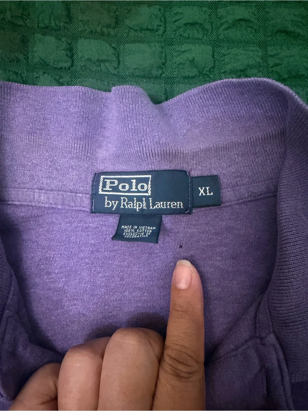 Ralph Lauren Purple Polo with Yellow Pony Embroidery